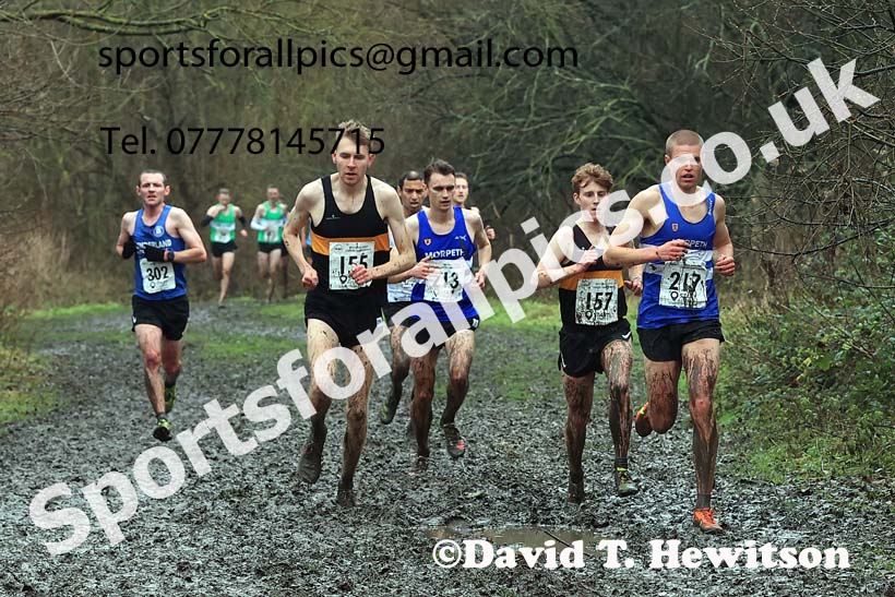 Senior mens 2023 North Eastern Cross Country Champs., Temple Park, South Shields. Photo: David T. Hewitson/Sports for All Pics